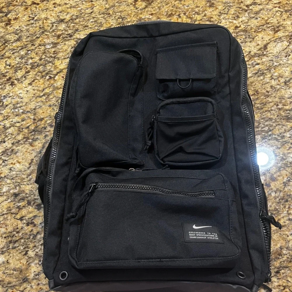 Nike | Bags | Nike Utility Elite Backpack Black 32l Training Pocket  Polyester Nylon Ck26560 | Poshmark